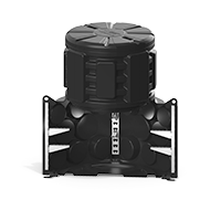 Колодец КН 1000 H1300 с крышкой D 780 мм, модификация с предустановленными кабельными стойками