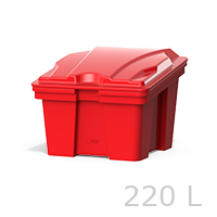 Ящик для песка 220 литров в Москве. Пластиковый пожарный ящик 220 л.