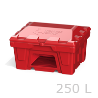 анонс ящик для соли, реагентов 250 л с дозатором