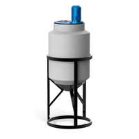 Анонс Емкость K 100 литров с пропеллерной мешалкой фото с габаритами 