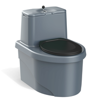 Анонс Торфяной биотуалет РОСА серого цвета