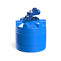 Анонс Емкость V 200 литров с лопастной мешалкой