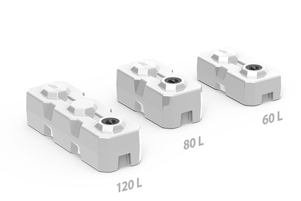 Прямоугольные пластиковые баки