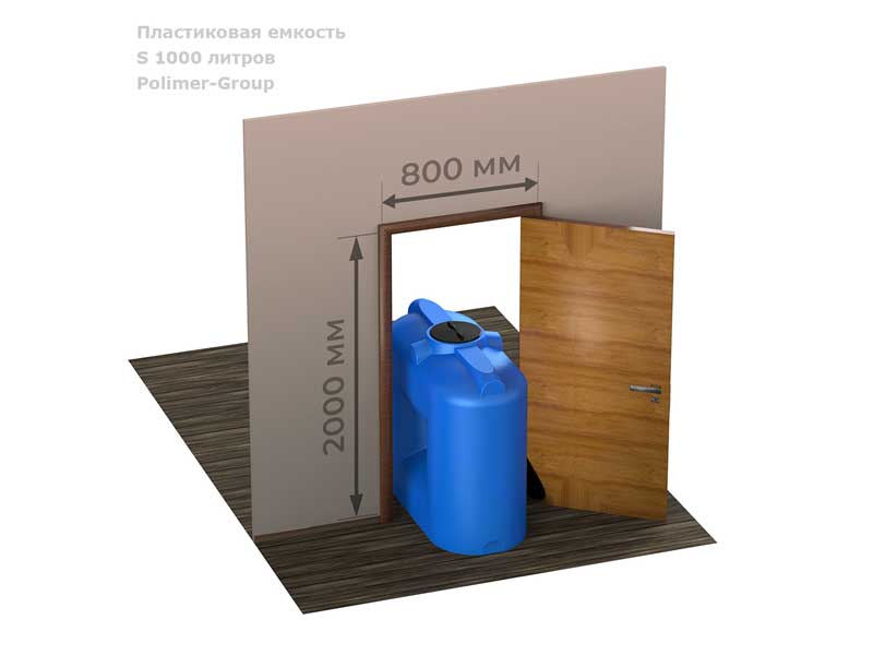 Прямоугольные емкости из пластика