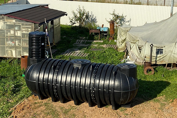 Составные подземные резервуары из пластика