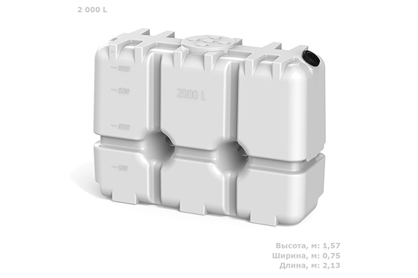 Емкость из пластика для гсм