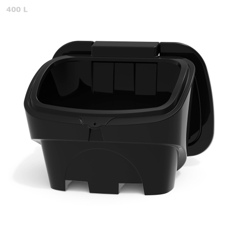 Ящик для ветоши 400 литров черный PREMIUM фото 1