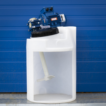 дозировочная ёмкость CDT60 с тихоходной лопастной мешалкой живое фото 01