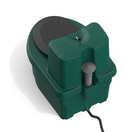 Торфяной биотуалет РОСА зелёного цвета фото 7