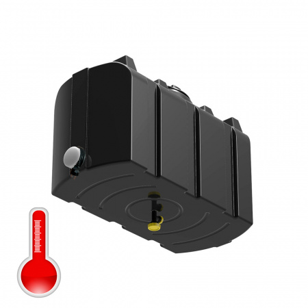 душевой бак R 200 литров с подогревом черный - фото 1