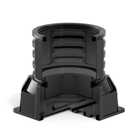 Колодец оперативного доступа КОД 2 H1000 с крышкой D 780 мм в разрезе без крышки