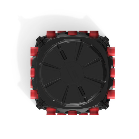 Колодец КН 1000 H1300 с крышкой D 780 мм фото сверху