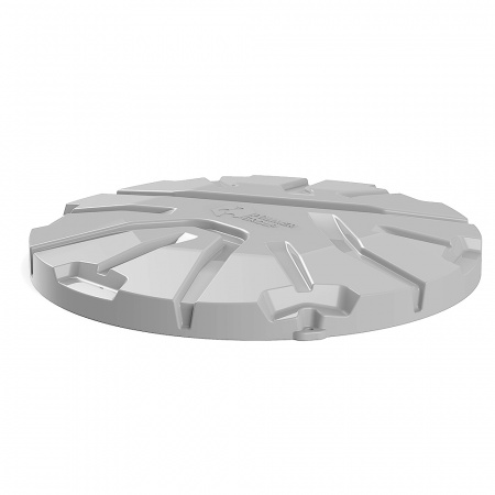 Крышка колодца «Роса-2» серая фото 1