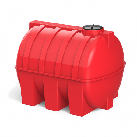 Горизонтальная емкость G 5000 литров красная фото 4