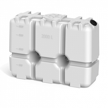 Бак RT 2000 литров цвет белый