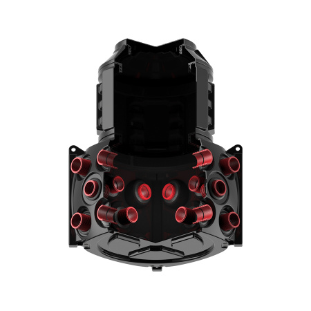 Колодец КН 1000x1000 H1400 с крышкой D560 мм фото в разрез трубы