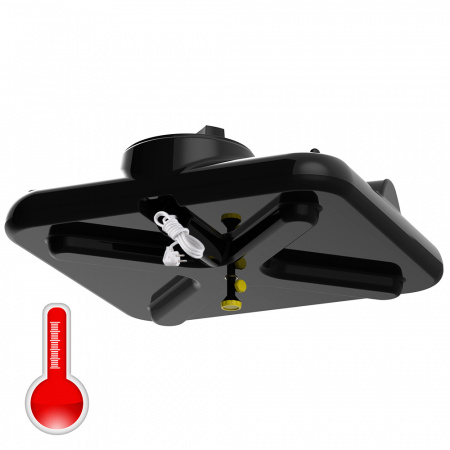 Бак душевой «РОСА» 130 литров с подогревом фото 2