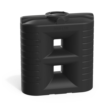 Бак SN 2000 литров цвет чёрный вид сбоку 1