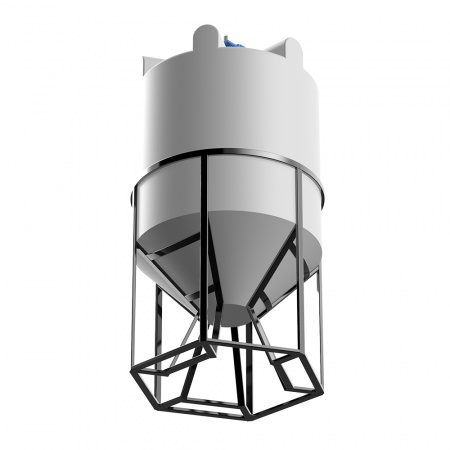 Емкость K 1000 литров с лопастной мешалкой фото 6