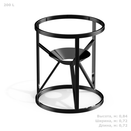 Обрешетка для К 200 литров  фото с габаритами