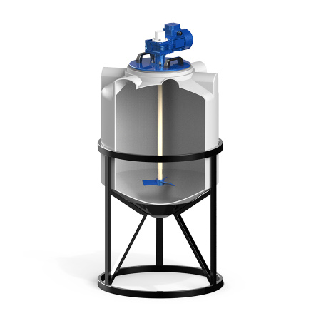 Емкость K 200 литров с лопастной мешалкой фото 2