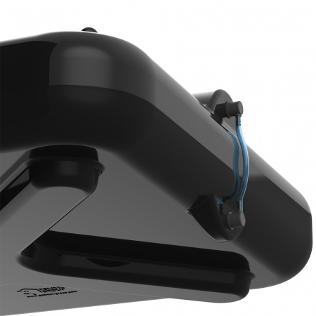 Бак душевой «РОСА» 200 литров с уровнемером и подогревом вид близко фото 2