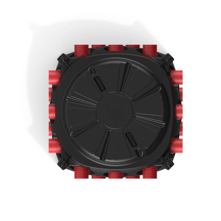 Колодец КН 1000x1000 H800 с крышкой D780 мм фото вид сверху