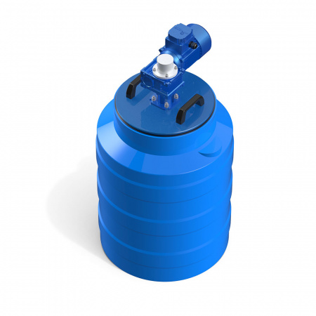 Емкость V 100 литров с лопастной мешалкой - фото 4