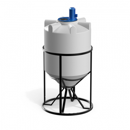 Емкость K 500 литров с пропеллерной мешалкой фото 4