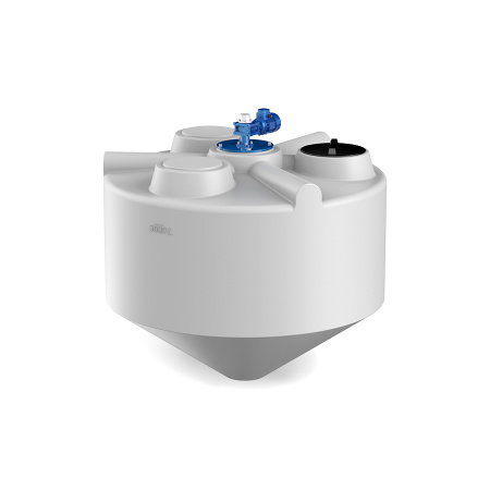 KV 3000 литров с лопастной мешалкой без обрешетки - фото 1