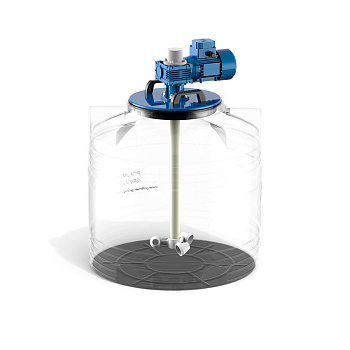 Емкость V 200 с мешалкой для вязких жидкостей до 1000 мПа*с