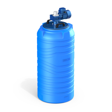 Емкость N 200 литров с лопастной мешалкой фото 1