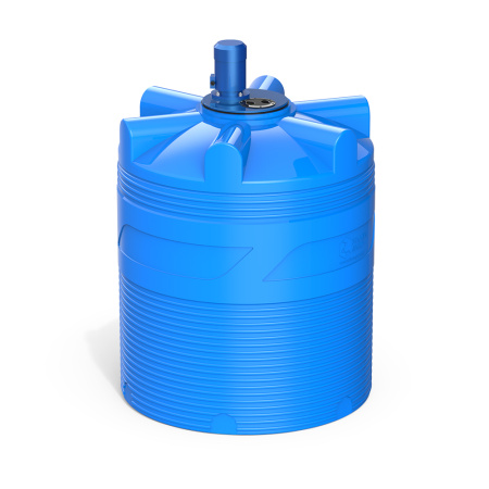 Емкость V 1000 литров с турбинной мешалкой фото 1