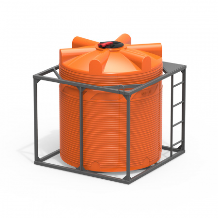 Кассета одинарная с емкостью V 5000 КАС с закрытой крышкой