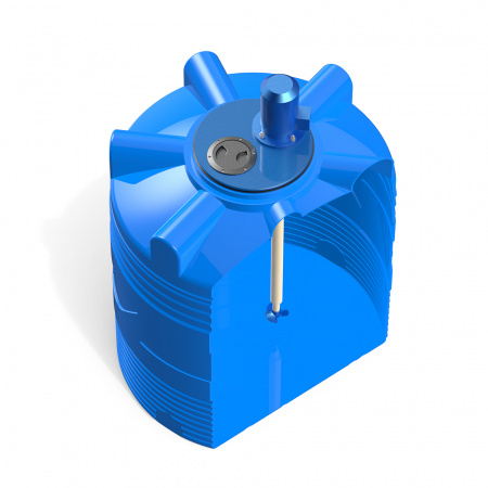 Емкость V 500 литров с пропеллерной мешалкой в разрезе фото 2