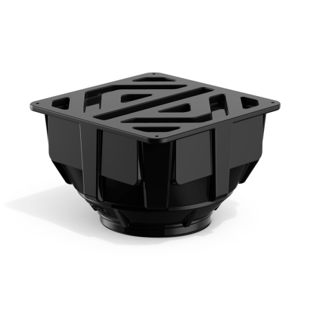 Колодец КОД 2 H600 с крышкой D 560 мм - вид вверх дном