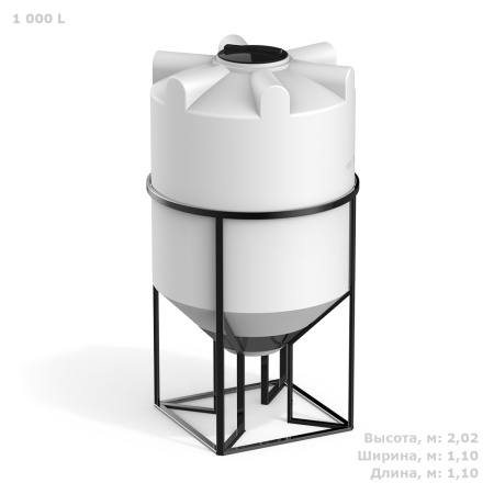 К 1000 литров с обрешеткой фото с габаритами