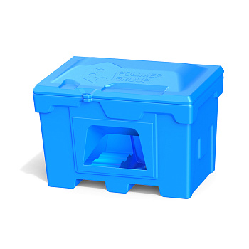 Синий ящик 500 литров с дозатором