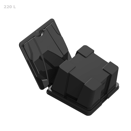 Ящик для для ветоши 220 литров вид снизу