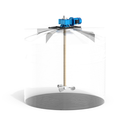 Емкость V 8000 литров с мешалкой для вязких жидкостей фото рентген 01