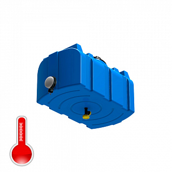 Бак душевой серии «R» 100 литров с подогревом - синий Бак душевой серии «R» 100 литров с подогревом - синий