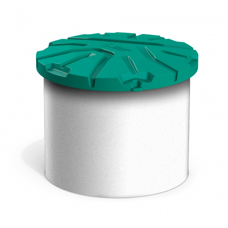 Крышка колодца «Роса-2» на бетонном кольце фото 1