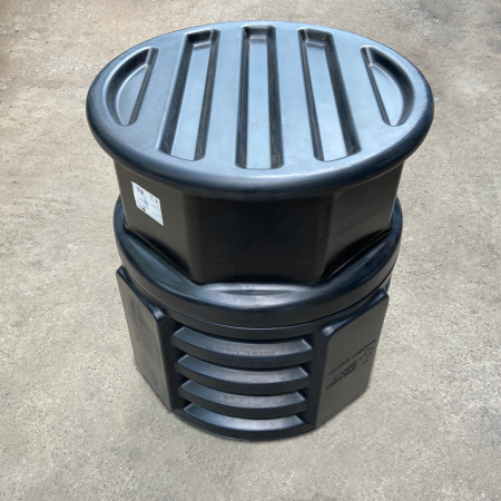 Колодец оперативного доступа КОД 2 H1000 с крышкой D 780 мм вид дном вверх