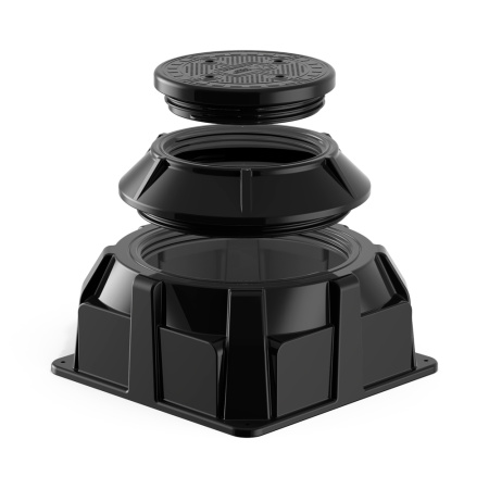 Колодец КОД 2 H600 с крышкой D 560 мм - фото вразлет