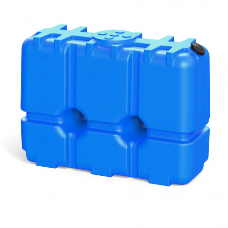 Топливный бак RT-2000 литров синий цвет фото 1