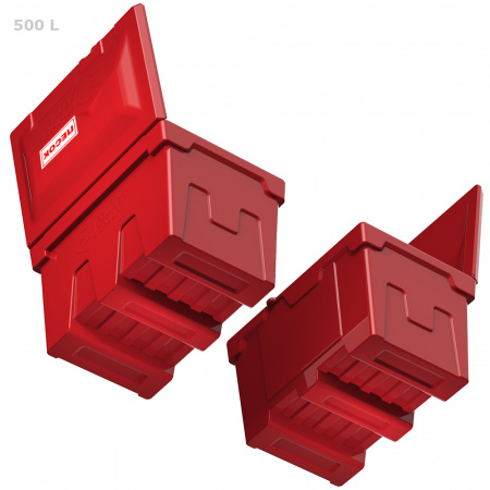 Ящик для песка 500 литров - вид снизу - фото 1