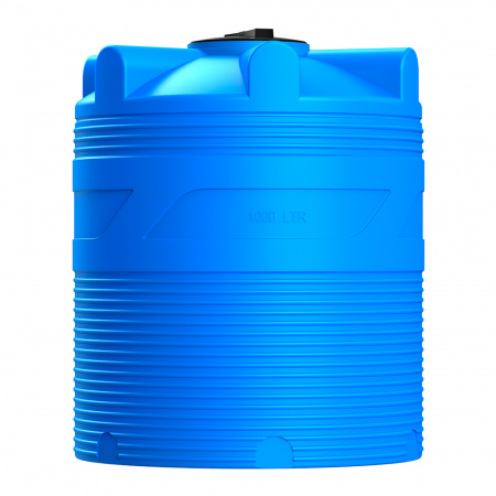 Емкость V 1000 литров вид сбоку