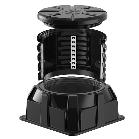 Колодец оперативного доступа КОД 2 H1000 с крышкой D 780 мм с подготовкой к установке кабельных стоек AK11010103 