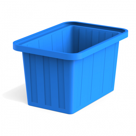 Ванна пищевая для разведения живой рыбы 400 л цвет синий фото 5