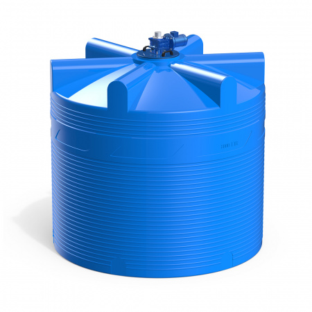 Емкость V 8000 литров с лопастной мешалкой фото 4